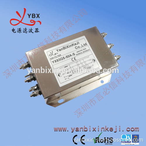 three phase four wire general purpose noise filter for industrial automation application